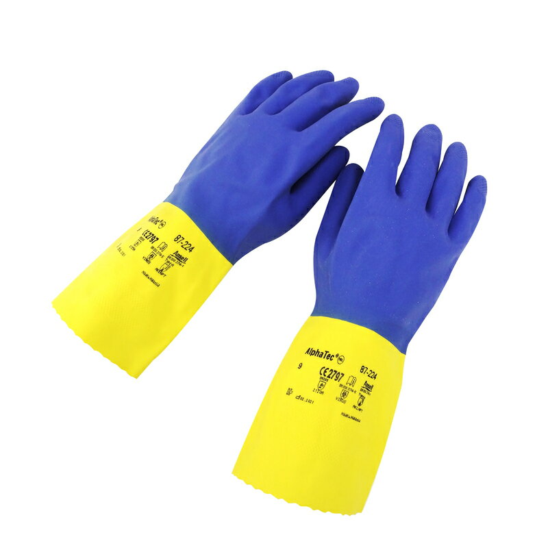 【儀表量具】園藝手套 耐溶劑手套 橡膠手套 工作手套 推薦 MIT-2245 工業安全設備 化學品防護手套 1