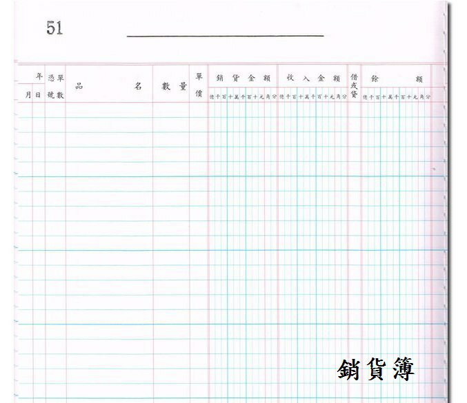 日昇 100頁 帳簿 帳本 (現金簿(A)、現金簿(B)、總分類帳、銷貨簿、進貨簿、存貨分類帳、日記帳(買賣業)、分錄簿、存貨計數帳) 4