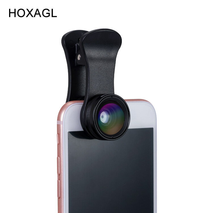 手機廣角鏡頭 0.65X廣角+微距二合一通用手機外接直播鏡頭攝像頭【Snowbelle優選】