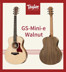 【非凡樂器】Taylor 【GS-Mini-e Walnut】美國知名品牌電木吉他/公司貨/全新未拆箱/加贈原廠背帶/公司貨保固