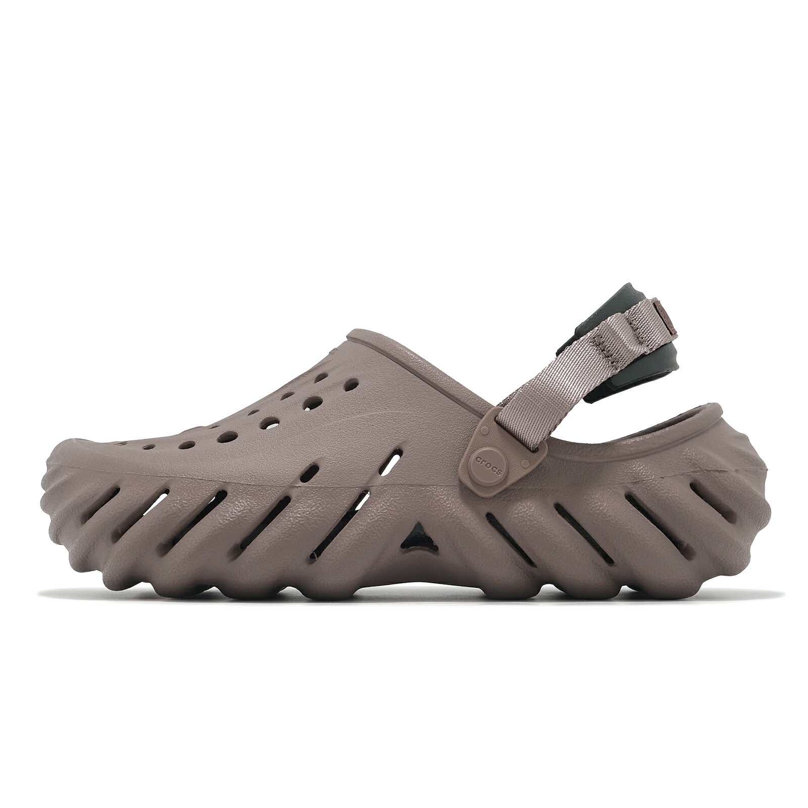 Crocs 洞洞鞋 洞洞鞋 Echo Clog 男鞋 女鞋 松露色 波波克駱格 休閒鞋 涼拖鞋 卡駱馳 2079370LF