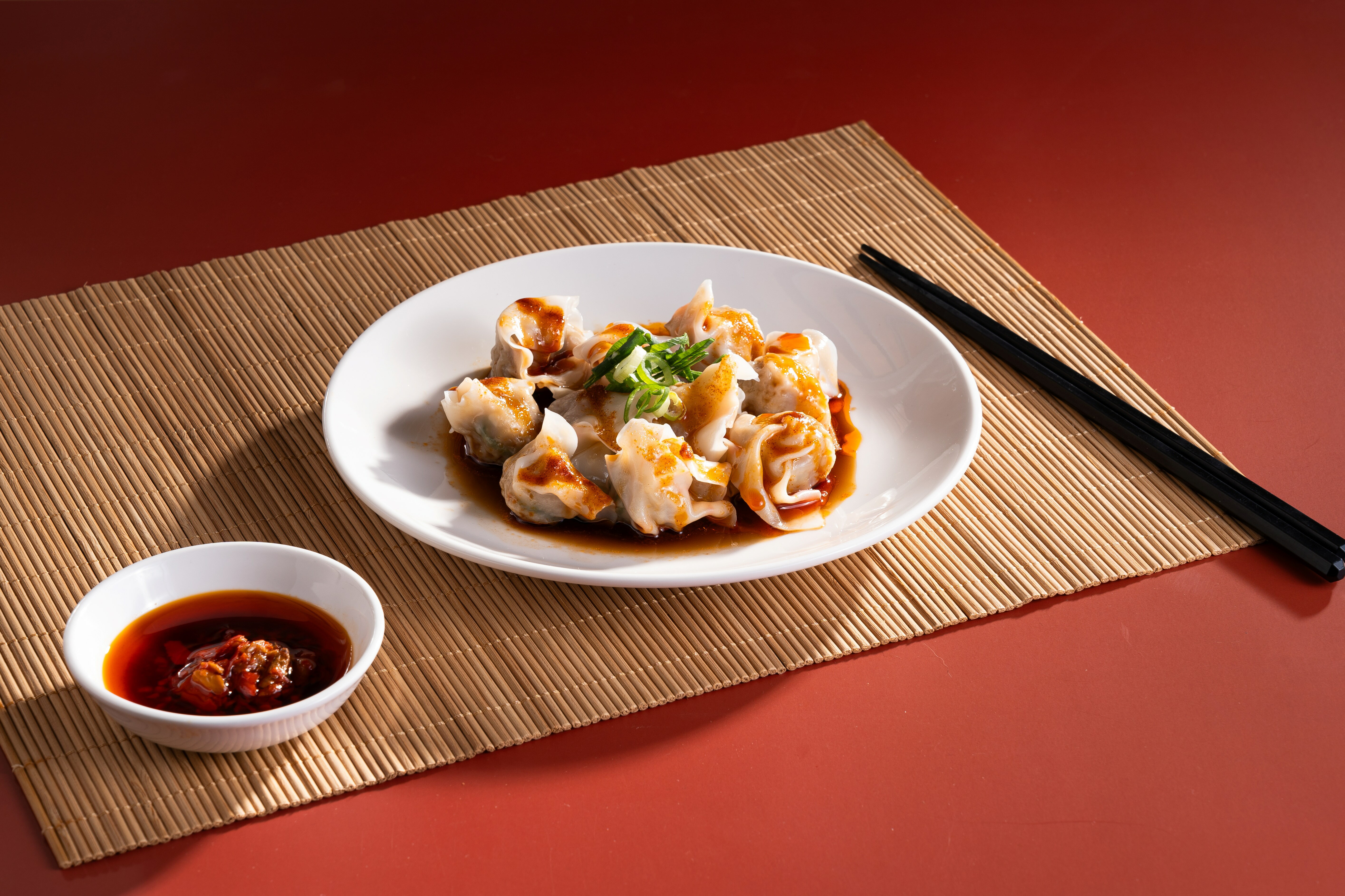 【滿香園牛肉麵館】紅油抄手/每盒35入 4