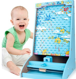 彈珠台玩具,懷舊童玩,兒童益智接球遊戲機,感統訓練器材,寶貝手眼協調,啟蒙親子互動遊戲機