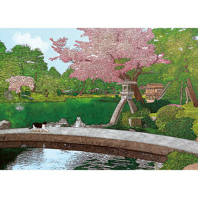 P2 - 25-037 520片拼圖 林宗範系列-粉櫻 沐春(臺灣製)