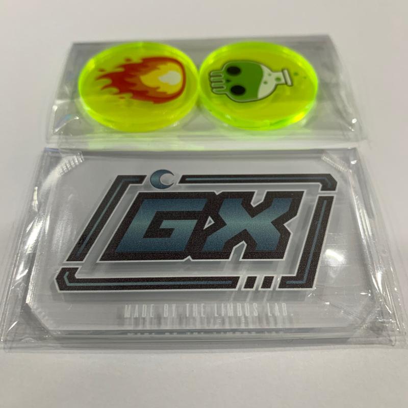 惡系 壓克力GX板 加燒傷中毒指示物組 PTCG 寶可夢卡片遊戲專用 The Limbus Lab 高雄龐奇桌遊 正版桌遊專賣 桌上遊戲商品