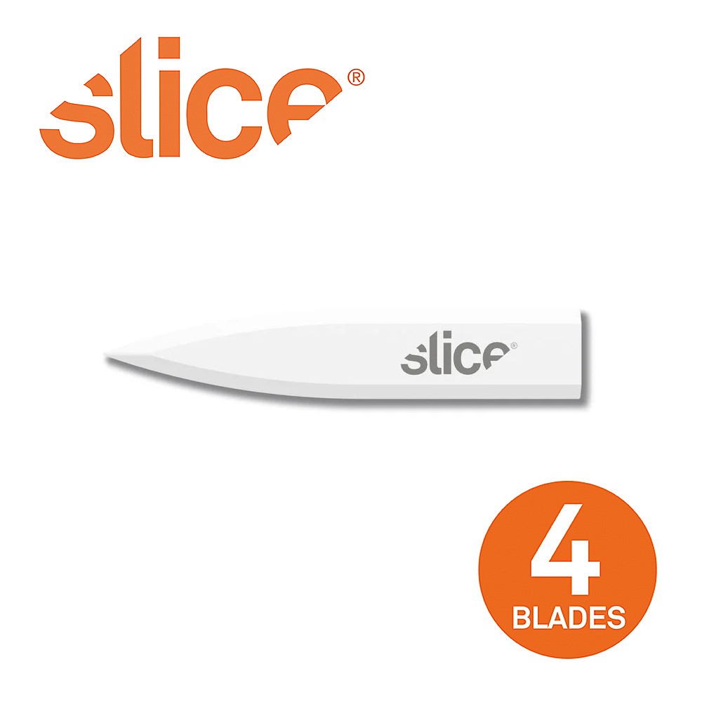 【Slice】陶瓷筆刀替刃-細尖刃 4入組 10532