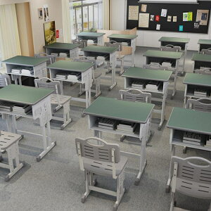 課桌椅中小學生學校教室書桌兒童家用升降學習桌輔導補習班培訓桌「限時特惠」AFT