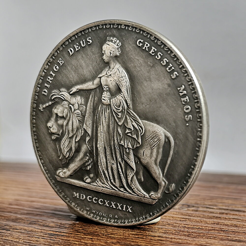 英國維多利亞尤娜與獅子5索維林硬幣1839年五鎊銀幣外國錢幣收藏| 協貿國際日用品生活3館| 樂天市場Rakuten