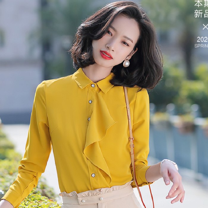 OL上班長袖襯衫