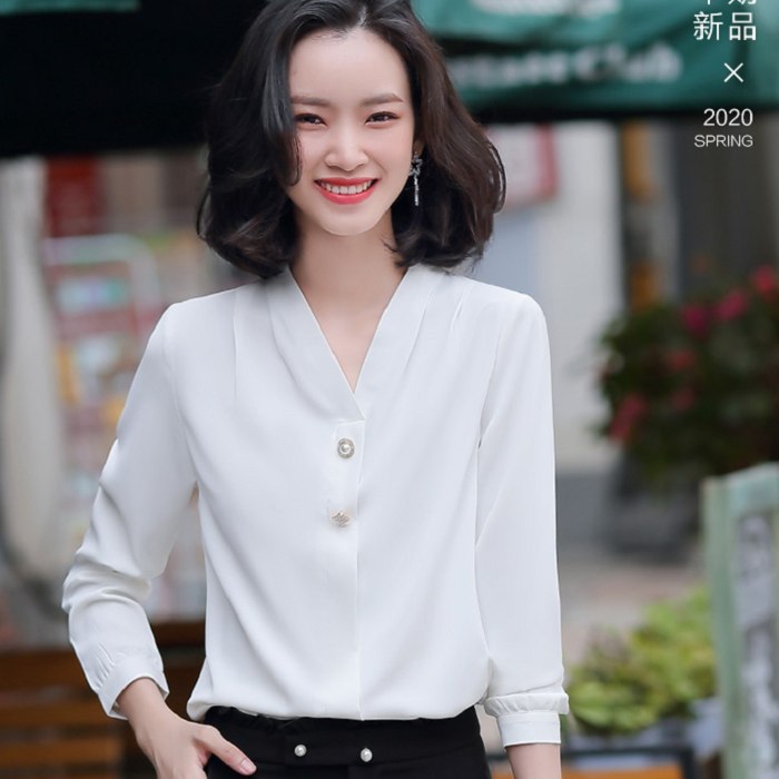 OL上班長袖襯衫