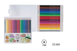 LIBERTY 利百代 CC-865 可擦色鉛筆 (24色)