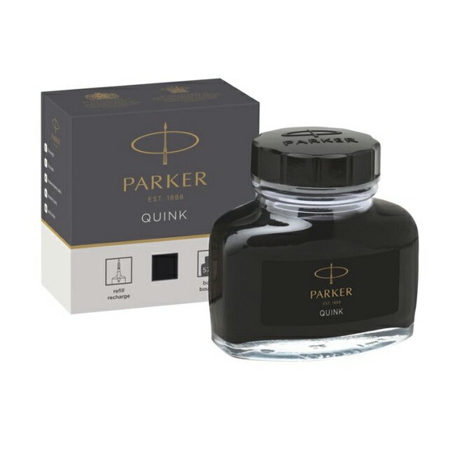 派克 PARKER 瓶裝墨水 57ml /瓶 P1950375黑 P1950378黑藍 P1950376藍