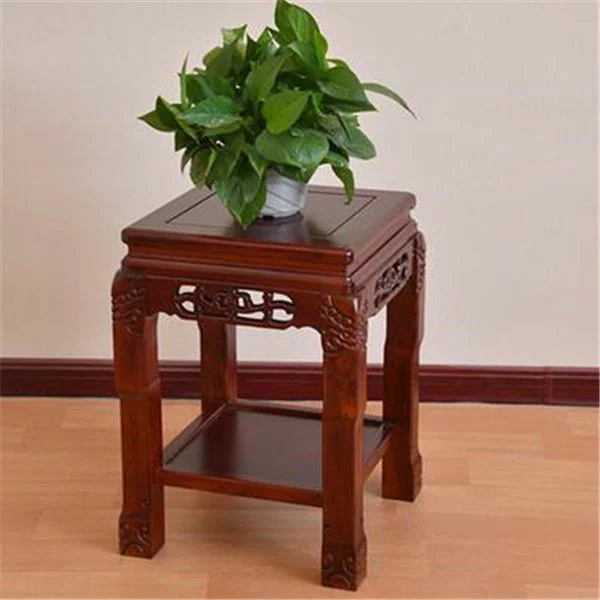 【台灣公司 可開發票】花架實木花架子家用室內木質花盆架花幾客廳簡約魚缸架落地置物架