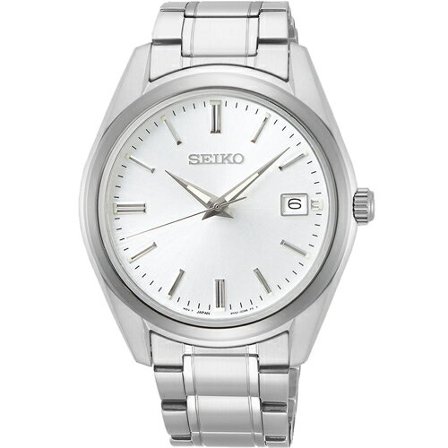 SEIKO 精工錶 經典簡約紳士腕錶 6N52-00A0S(SUR307P1)-40mm-白面鋼帶【刷卡回饋 分期0利率】【APP下單22%點數回饋】