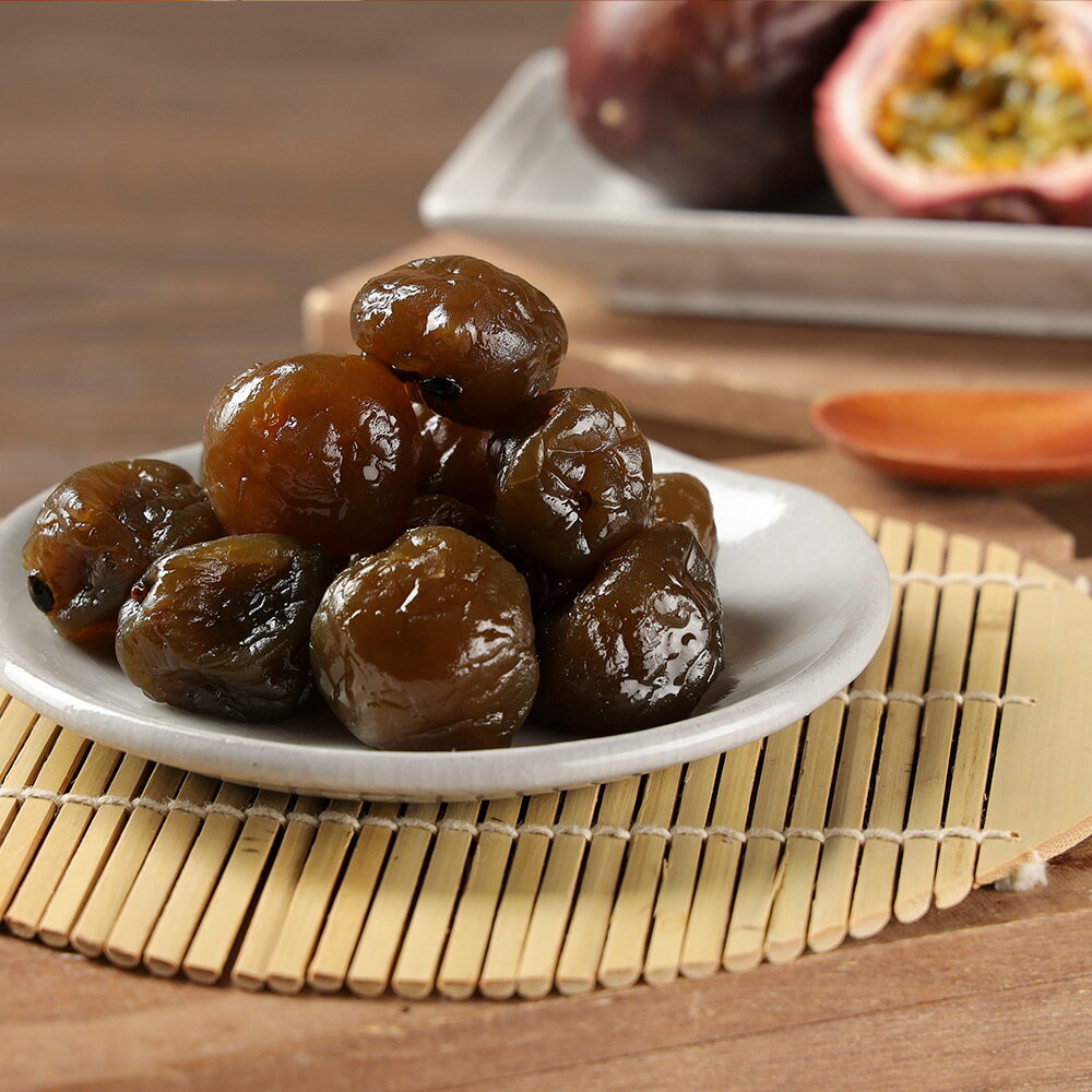 【 赤柑食品】『百香果梅360克 』台灣百香果 梅子 果乾 蜜餞 零食 古早味蜜餞
