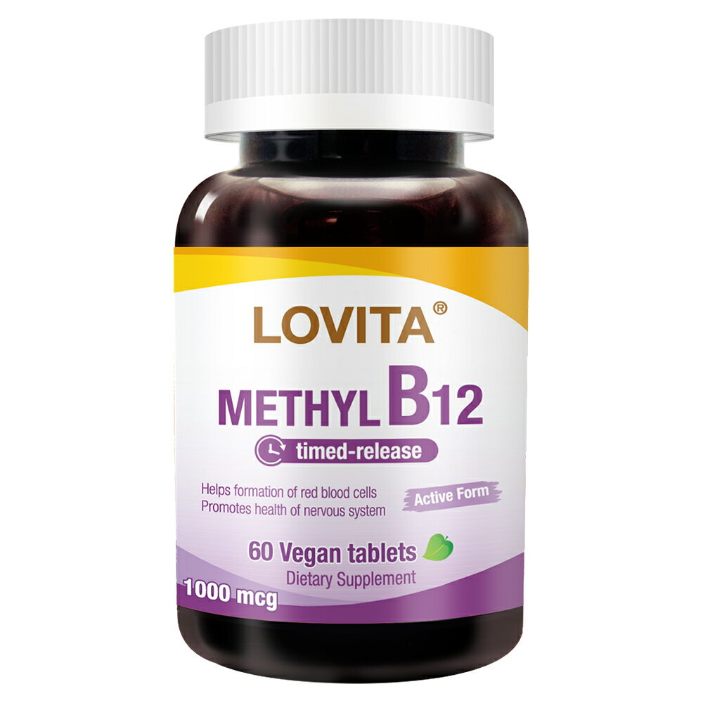 LOVITA 愛維他 緩釋型甲基維他命B12素食錠 (維生素B12) 1