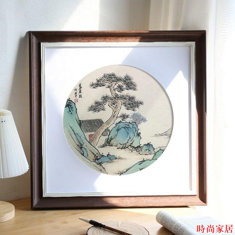 免運 相框 客製化相框 掛畫框 邊框 證書框 空框 掛墻裝裱正方形畫框歐式復古相框33 38 50釐米定製十字繡海報框大特惠/開立發票A0926