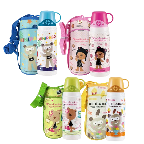 【晨光】無提袋 仙德曼SADOMAIN 法國浣熊寶貝 真空保溫瓶 600ml 粉色/黃色/藍色/綠色(075045)【現貨】