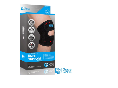 台灣製造 Grace CARE 倍思親竹炭護膝(好穿脫蝴蝶型, 單入裝) 0