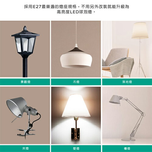 ADATA威剛 省電LED9.5W燈泡(白光/黃光) 無藍光危害 球泡燈 燈 燈具 燈泡 照明【愛買】 4