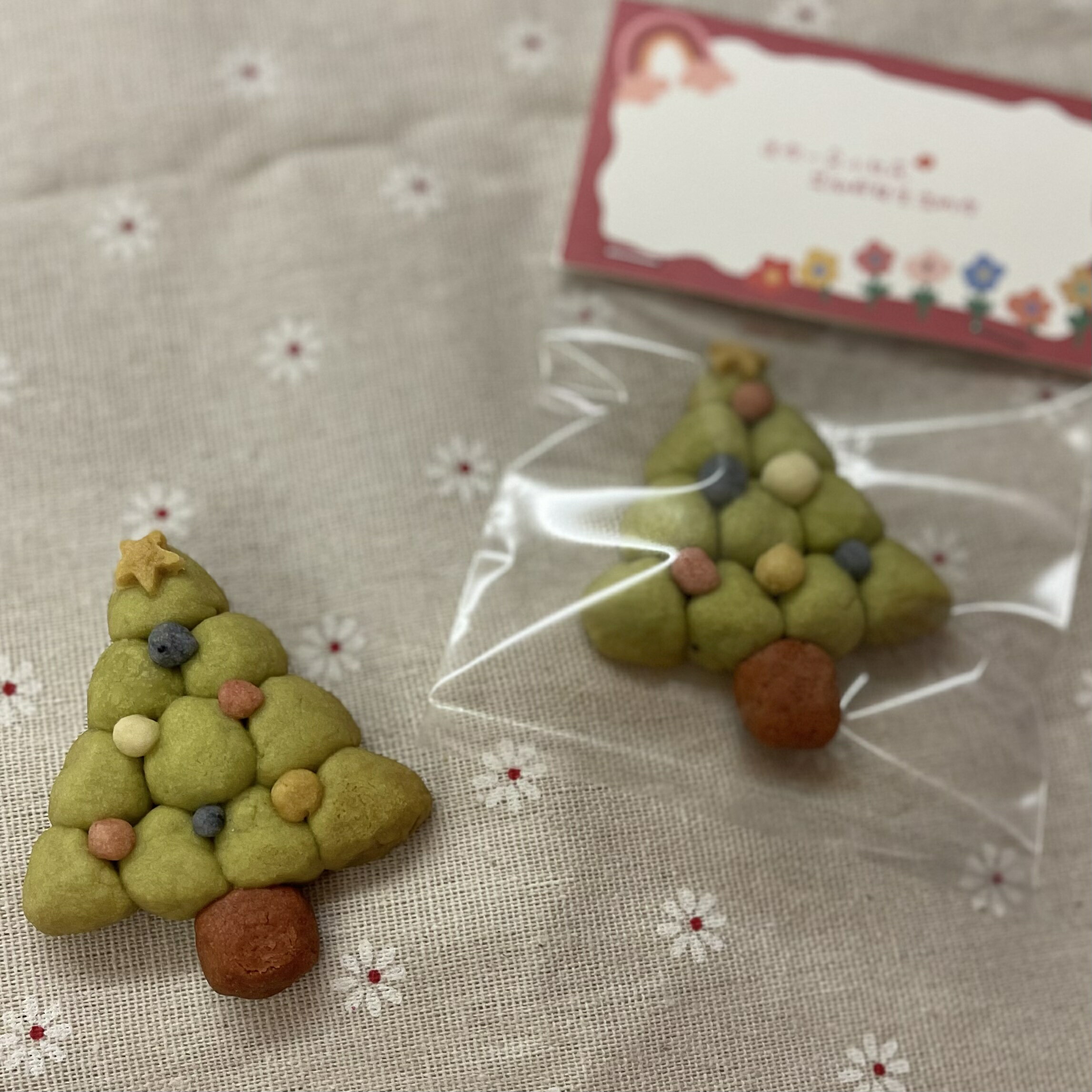 「甜食朋友」蔬菜口味 聖誕樹餅乾 造型餅乾 聖誕禮物 聖誕禮盒 手工餅乾 3片