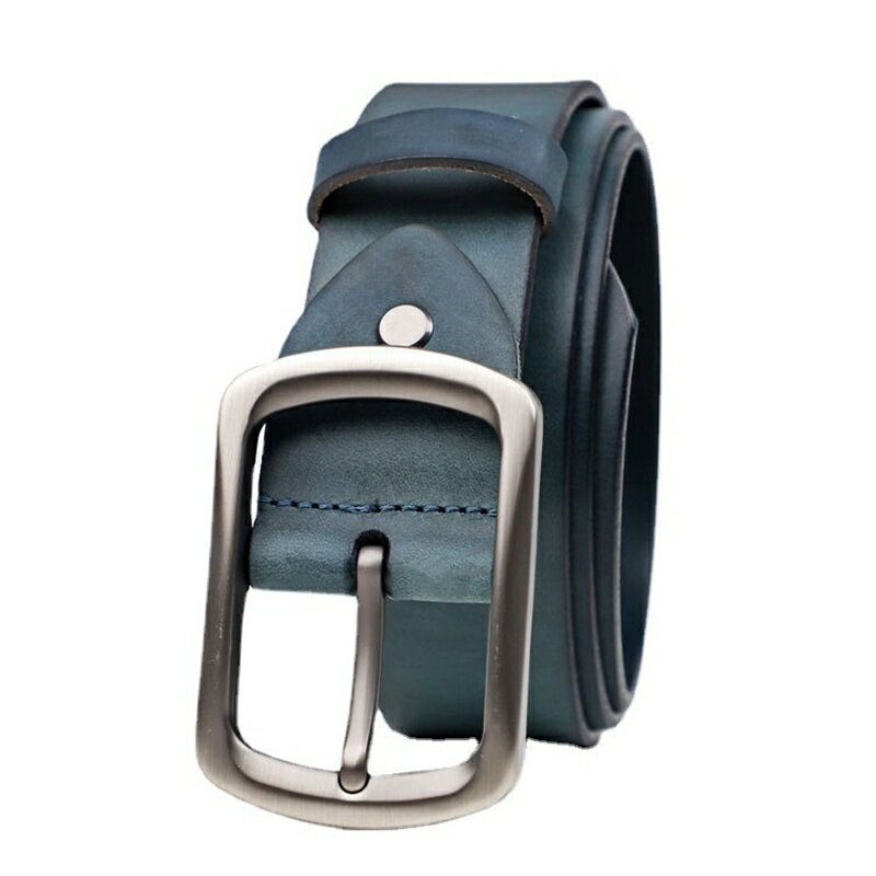 現貨+預購 100%真皮皮帶男牛皮腰帶商務皮帶手工皮帶休閒男襯衫牛仔西裝褲-牛仔褲帶3色74jq36【獨家進口】【米蘭精品】