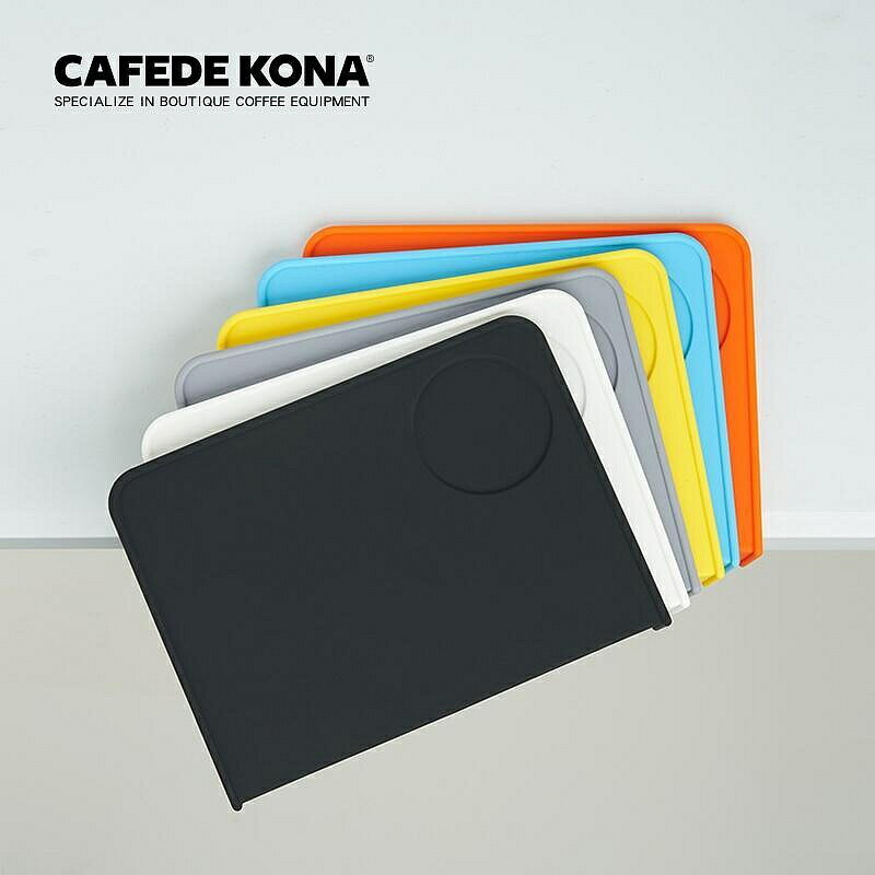 （咖啡用品與配件）CAFEDE KONA壓粉墊 咖啡機防滑矽膠布粉墊 吧檯手柄粉錘壓粉器墊