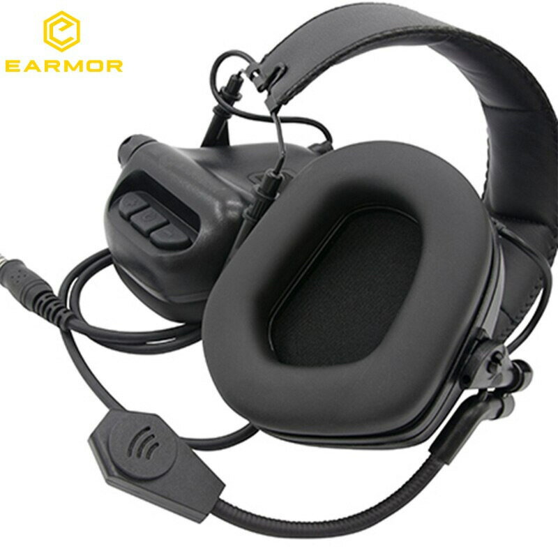 EARMOR正品M32電子拾音降噪頭戴通訊耳機帶麥特種兵訓練戰術耳罩【北歐家居生活】