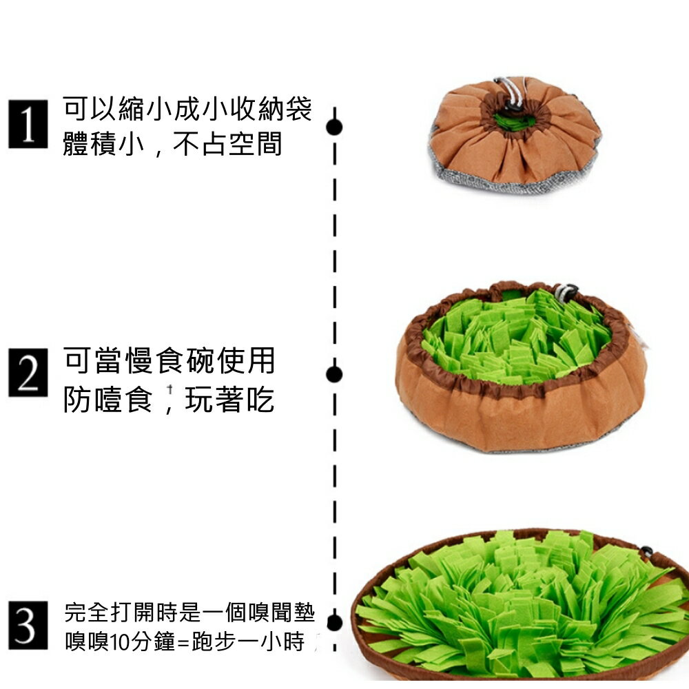 美麗大街 【109112007】寵物益智寵物玩具 狗狗玩具 犬用玩具 聞嗅墊 嗅聞墊 覓食墊覓食碗 3
