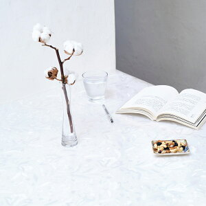 Homemaker-水晶壓紋桌墊-透明花卉