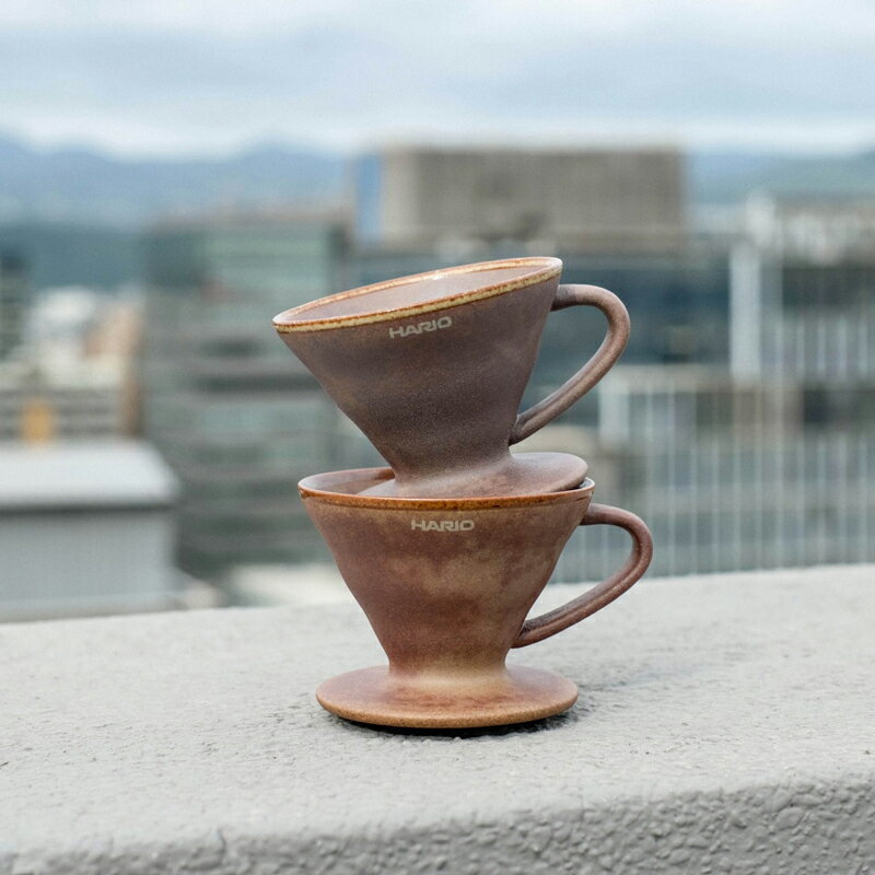 《HARIO》V60 老岩泥品飲杯套組 50ml×2入 咖啡試飲/杯測專用(CUP-TAU-BRS)