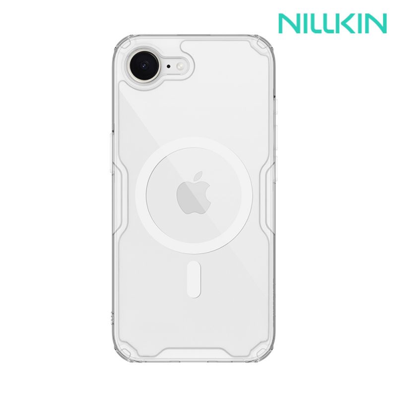 NILLKIN Apple 蘋果 iPhone 16e 本色 Pro 磁吸保護套 保護套 保護殼 磁吸殼 手機套 透明套 四角氣囊 防摔保護 支援 MagSafe