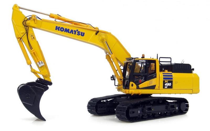 Komatsu PC490LC-11 小松重型大型挖掘機工程車模型環球UH 1:50 | 協貿