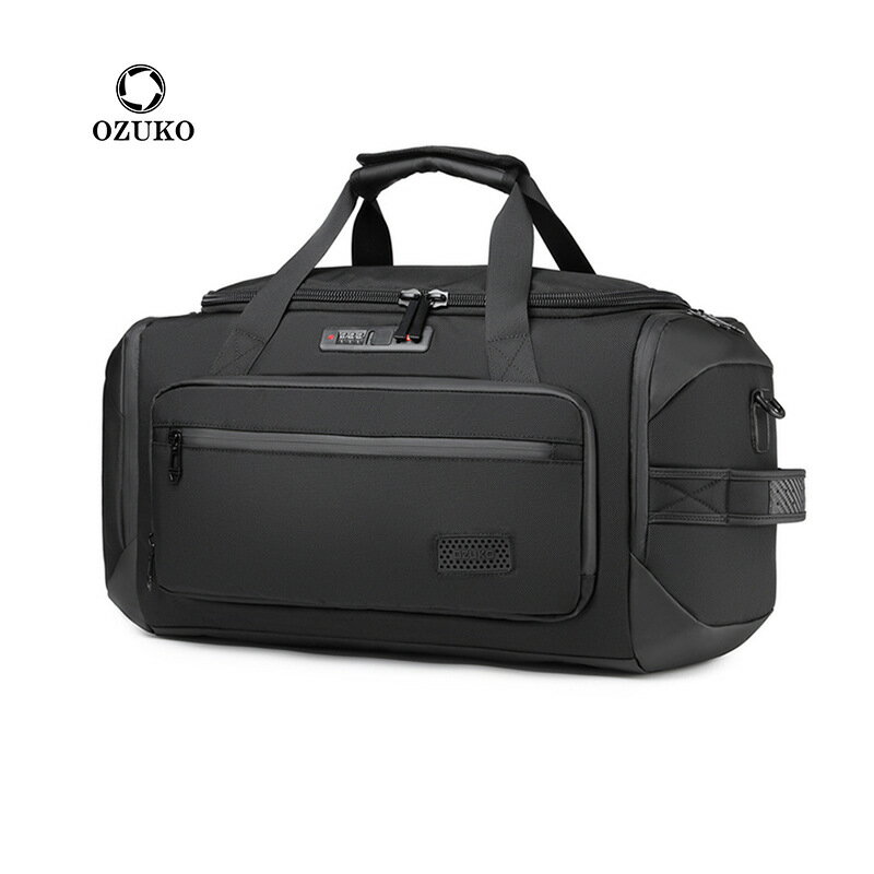 手提旅行包大容量單肩運動包可插拉桿箱短途干濕分離健身包