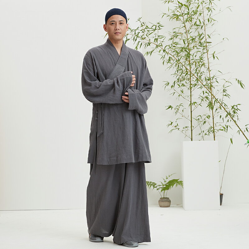 僧服 慈緣僧服羅漢褂四季純棉款僧衣短褂男女款僧袍套裝禪修衣和尚服【HZ65786】