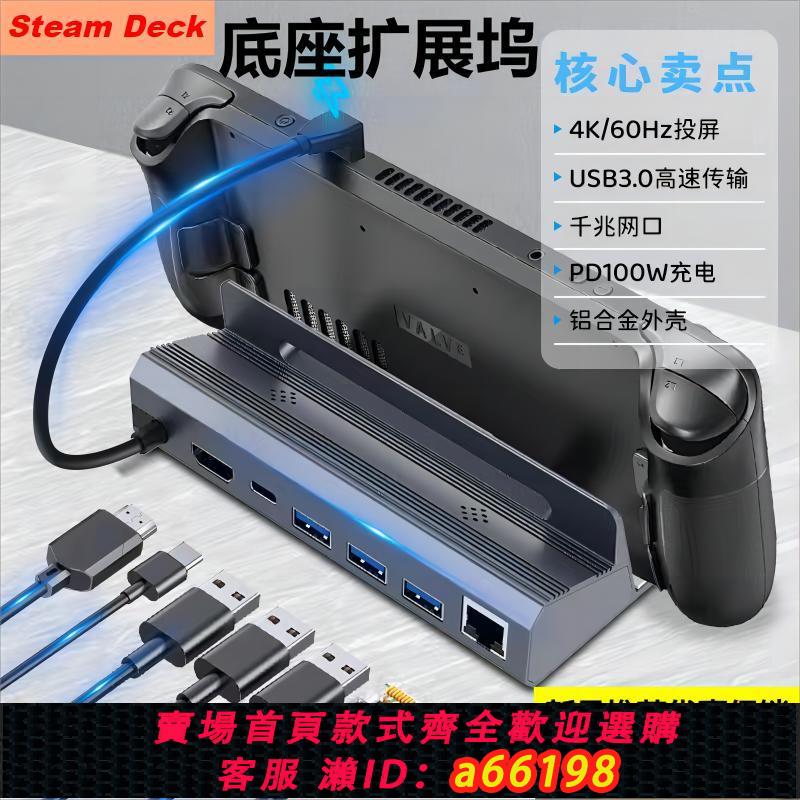 【臺灣公司 可開發票】掌機拓展塢steamdeck擴充套件塢rogally智慧rog遊戲支架便攜HDMI散熱