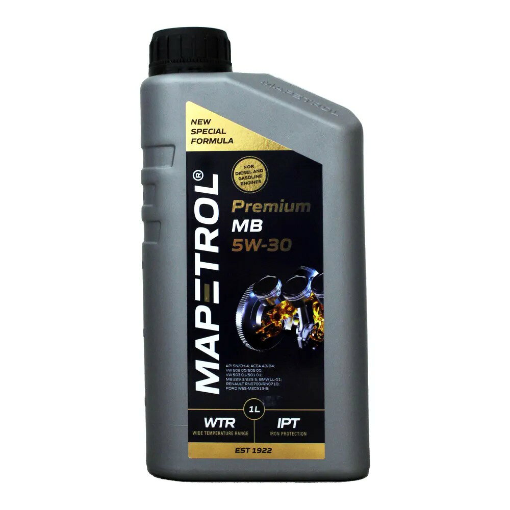 MAPETROL PREMIUM MB 5W30 頂級合成機油