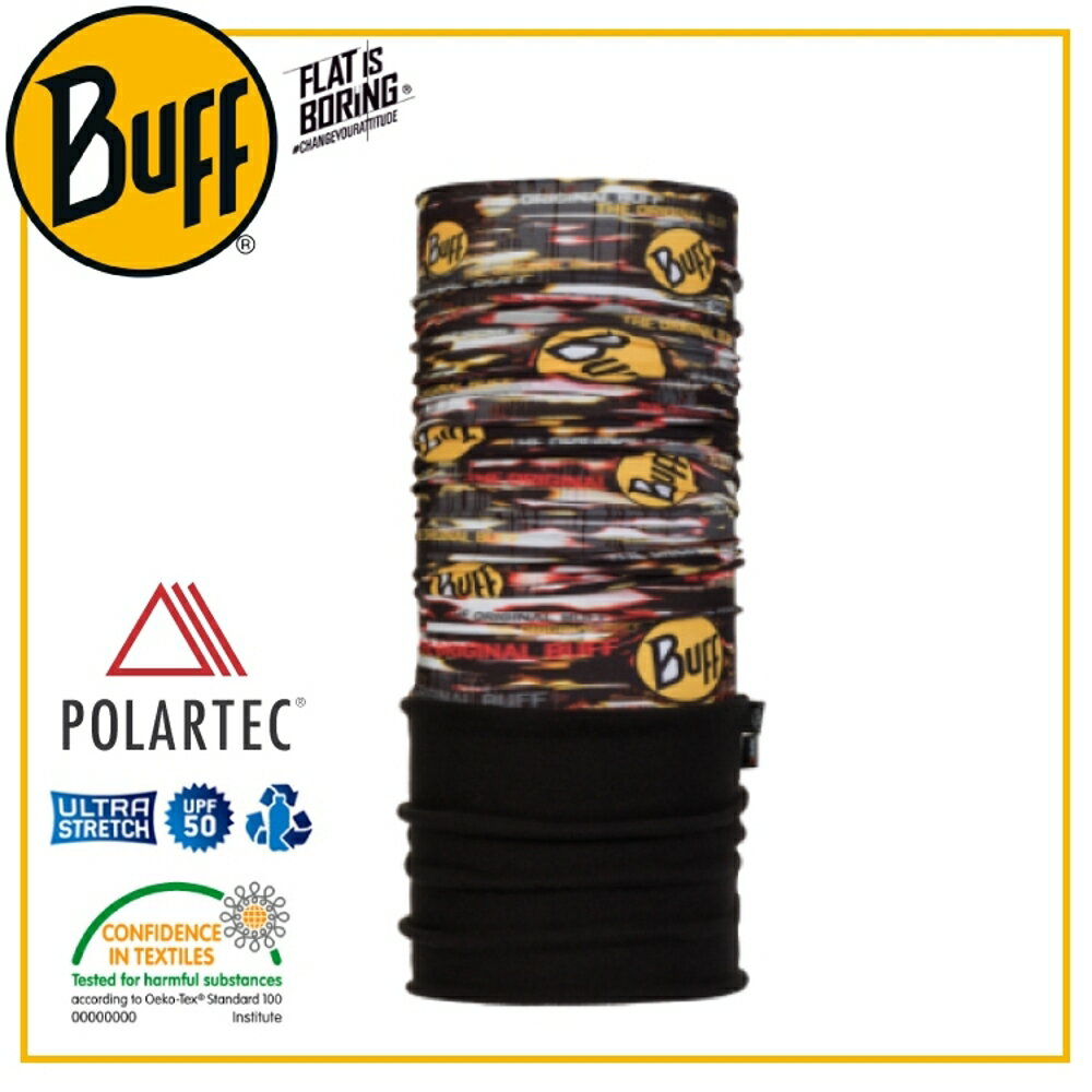 【BUFF 西班牙 POLAR保暖頭巾 Plus 狂熱BUFF】118817/圍脖/帽子/口罩/圍巾/吸溼排汗