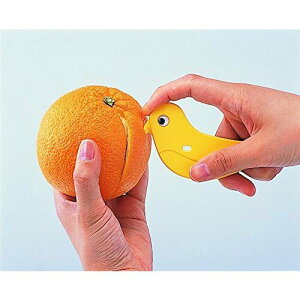 日本 inomata 柳橙 水果 小鳥造型 剝皮器 4905596111207