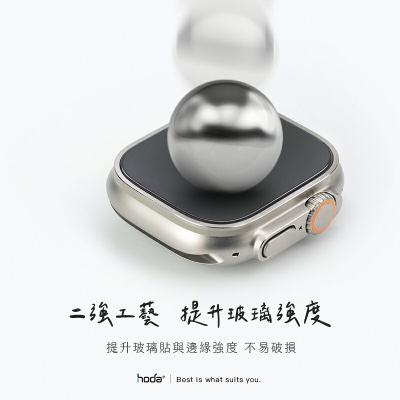 HODA Apple Watch Ultra 49 mm 霧面 磨砂 防眩光 0.33mm 玻璃貼 保護貼 7