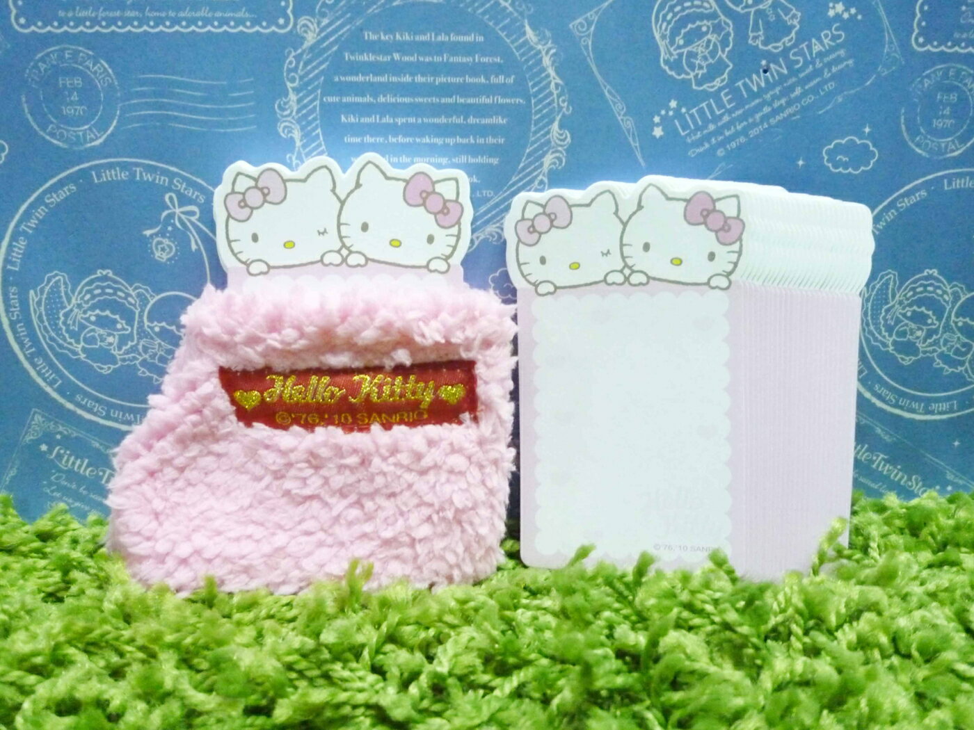【震撼精品百貨】Hello Kitty 凱蒂貓 造型便條紙-絨毛吊飾便條【共1款】 震撼日式精品百貨