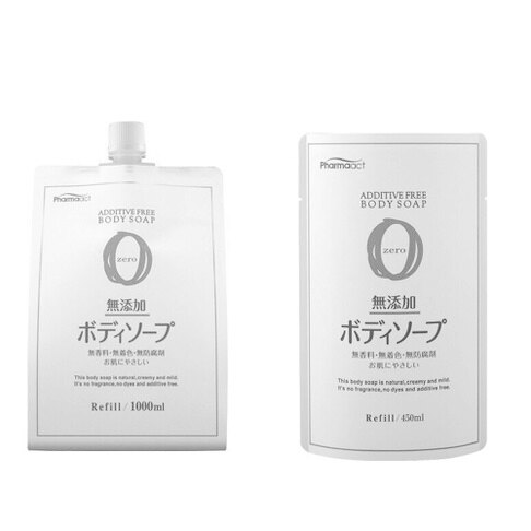 日本熊野油脂 KUMANO PharmaACT 無添加沐浴露補充裝 450ml/1000ml -|日本必買|日本樂天熱銷Top|日本樂天熱銷 1