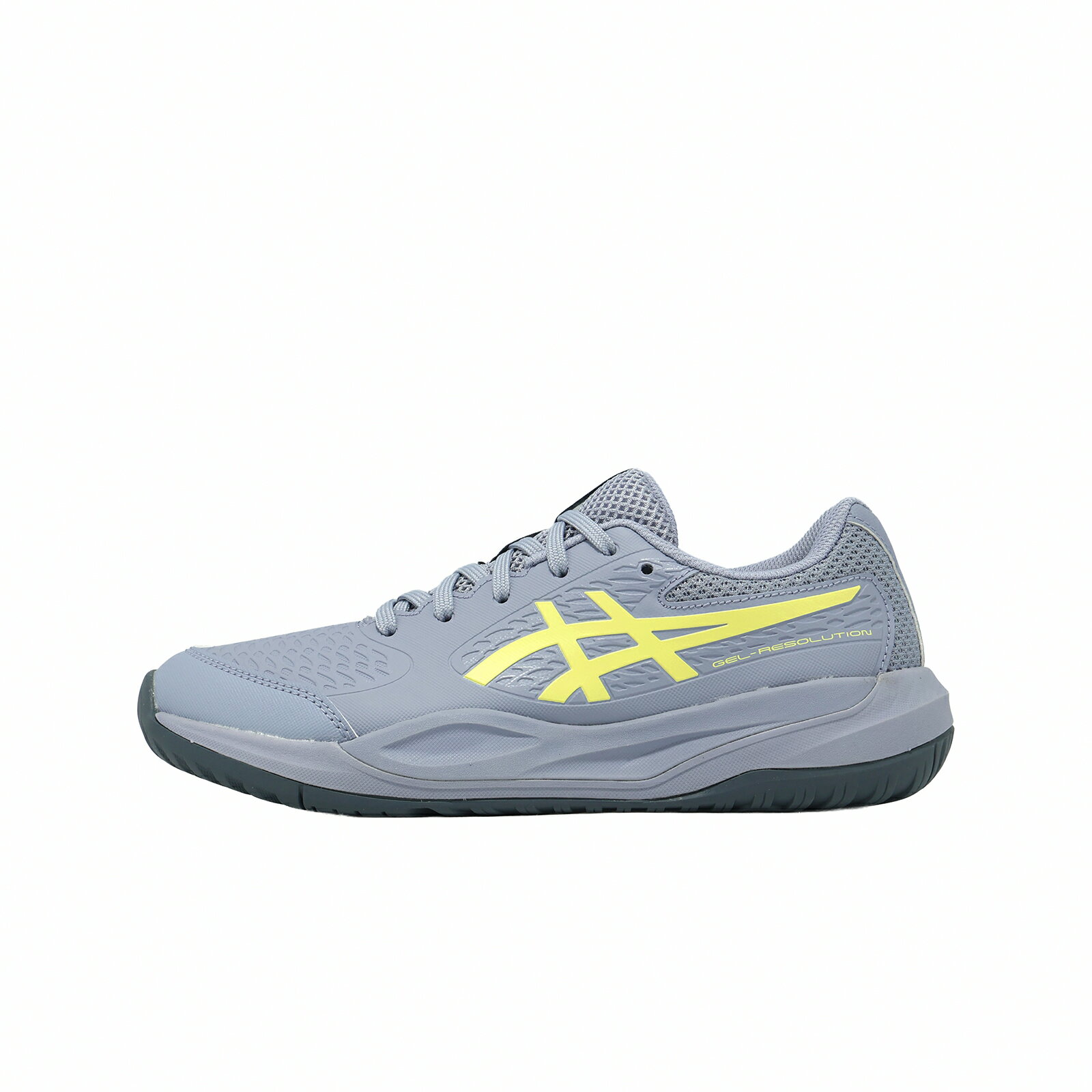 Asics 亞瑟士 網球鞋 匹克球鞋 GEL-Resolution X GS 大童 女鞋 藍 1044A081402
