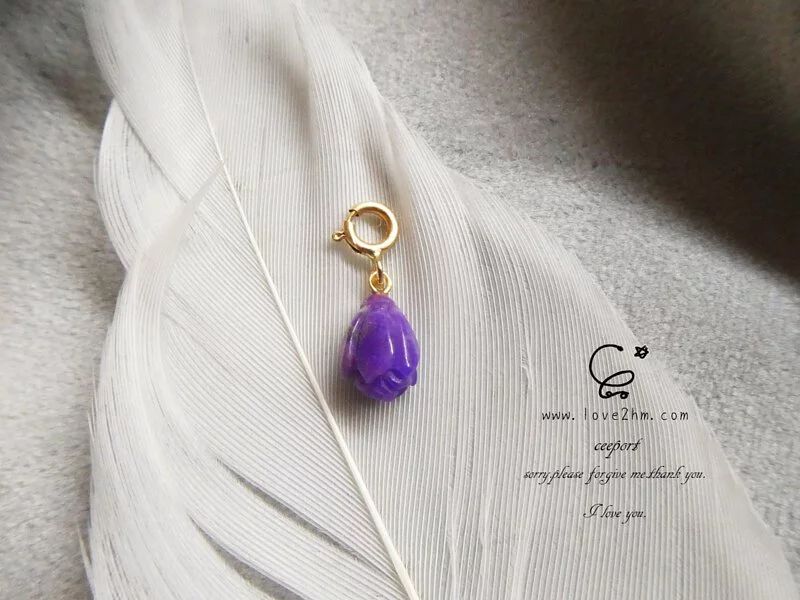 18K金 舒俱萊 花苞  金墜子  晶晶工坊 love2hm  25101