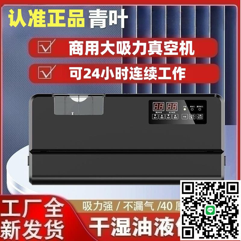 青葉牌大吸力抽真空包裝機光面鋁箔真空封口機幹濕家用食品全自動