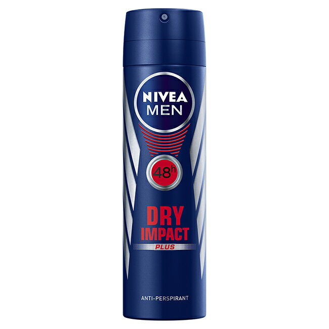 妮維雅 NIVEA 男士止汗爽身噴霧 乾適活力系列150ml