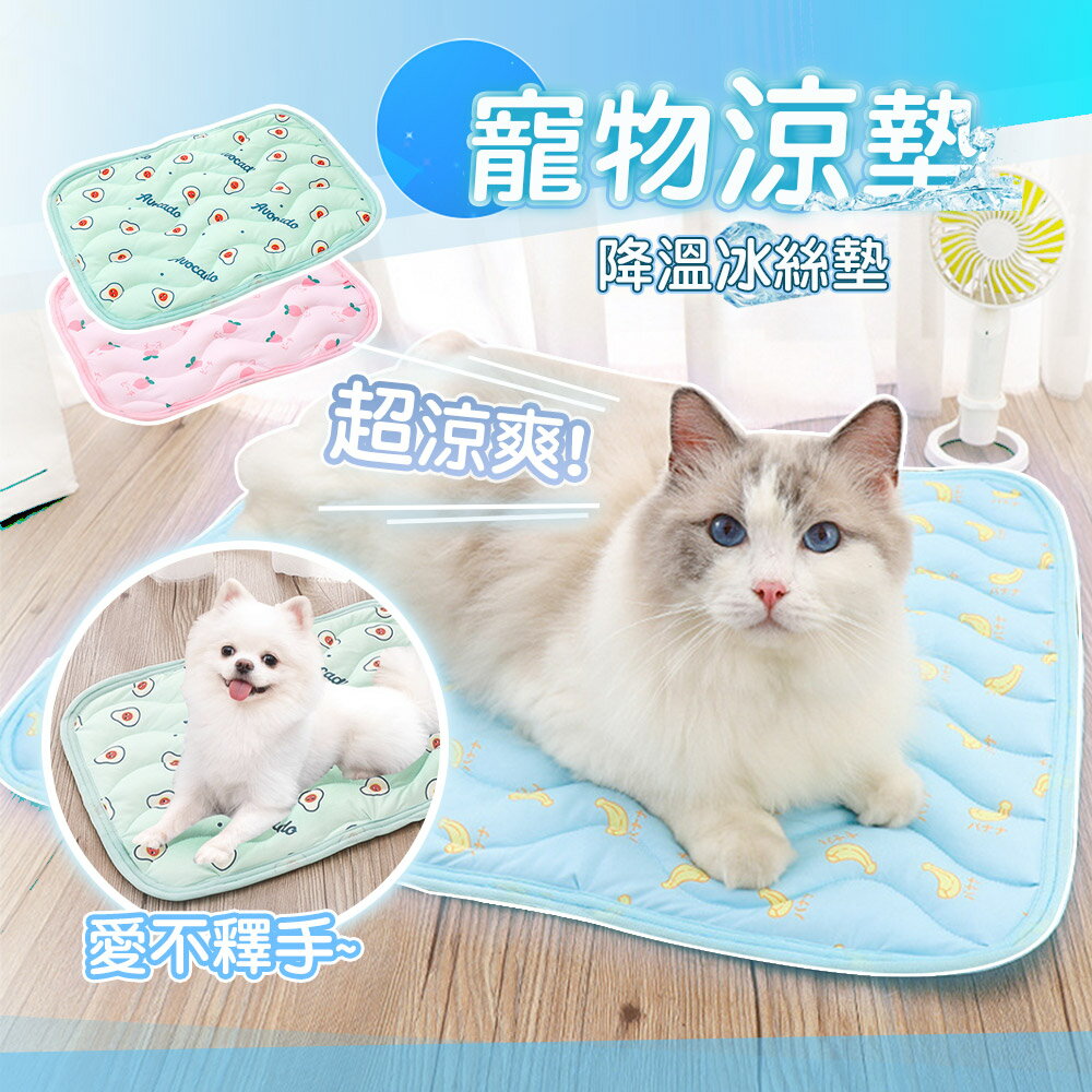 涼感降溫親膚軟綿綿寵物墊-C【QIDINA】