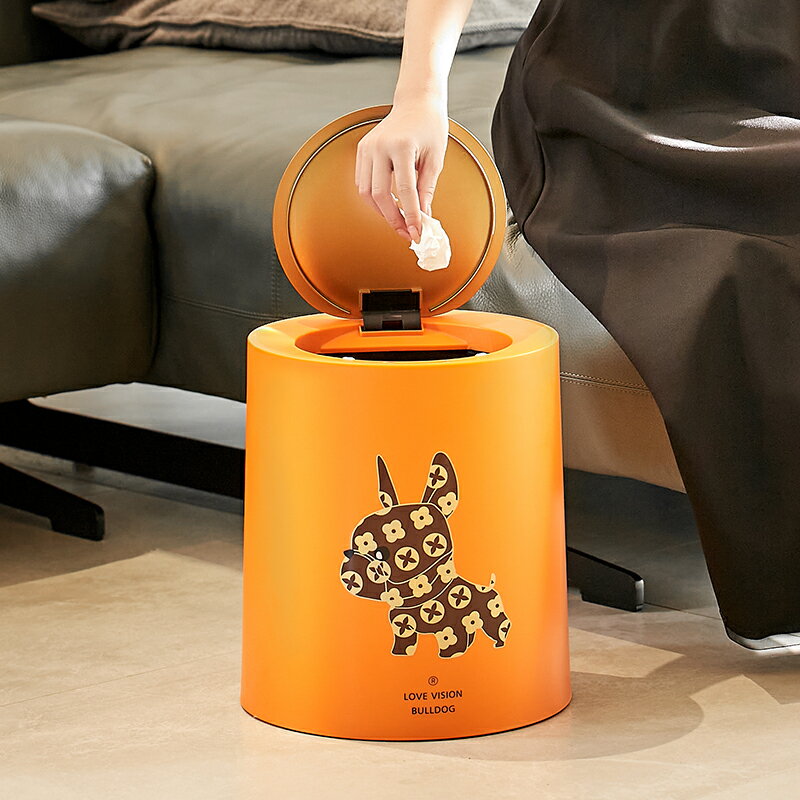 智能感應式垃圾桶家用客廳輕奢廁所衛生間廚房臥室自動帶蓋網紅桶