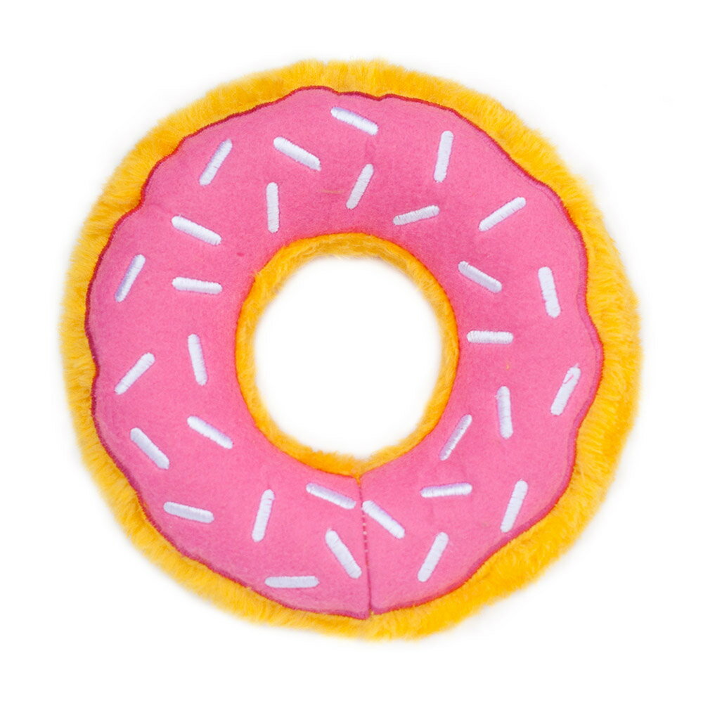 【SofyDOG】ZippyPaws 美味啾關係-草莓甜甜圈 有聲玩具