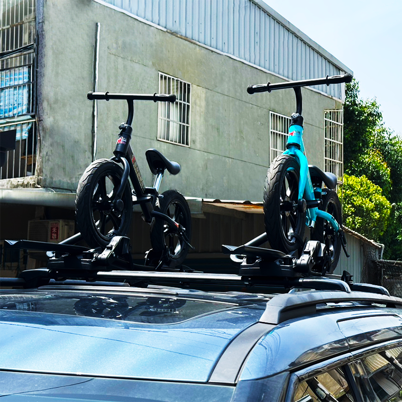 轎車SUV汽車自行車架通用款車頂自行車架行李架車載架單車平衡車